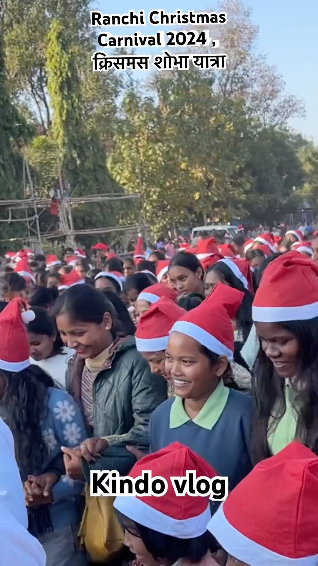 Ranchi Christmas Carnival 2024 , क्रिसमस शोभा यात्रा/video32